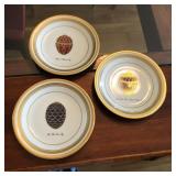 3 Fabrege Plates