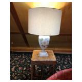 Yellow Floral Lamp