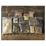 Beads in earth tones