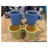 6 Fiestaware Mugs
