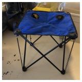 Folding camp table