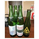 3 Bicentennial Bottles 1 Avon Club on Tab Carrier