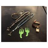 Bead Necklaces, Cactus Earrings and Bracelets