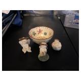 Decorative Bowl and Figurines