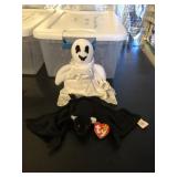Two Spooky Beanie Babies
