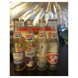 Vintage Commemorative Bottles and Carrier