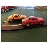 1:32 Scalextric Porche Slot Cars Qty 2