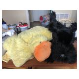 Large Duck Pillow and Scotty Dog