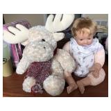 A Stuffed Moose and a Baby Feels So Creepy