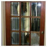 Wood Framed Glass Door
