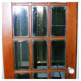 Wood Framed Glass Door