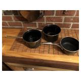 Three Sauce Pans