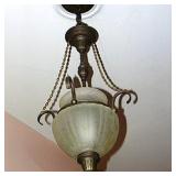 Beaded Glass/Metal Chandelier