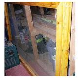 Wood and Glass Panel