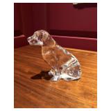 Crystal Dog Figurine
