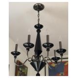 Black Glass Chandeliers (2)
