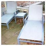 Two Lounge Chairs and a Side Table