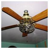 Brass Accent Ceiling Fan