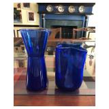 Cobalt Blue Vases