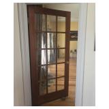 Wood Framed Glass Door