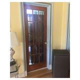 Wood Framed Glass Door