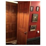 Rear Bathroom Door (basement)