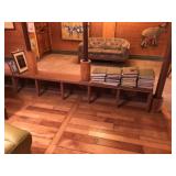 Downstairs Bench and Columns