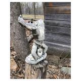 Child doing hand stand