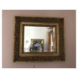 Small Mirror with Thick Gilded Frame