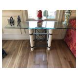 Glass Top Sofa Table