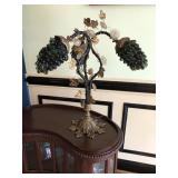 Blown Glass Grape Table Lamp