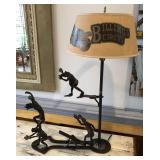 Custom Iron Circus Lamp