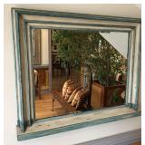 Blue and White Mirror from England