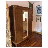 Antique Armoire with Mirror