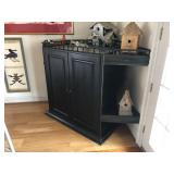 Black Corner Cabinet