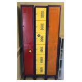 3 Seperate Locker Units
