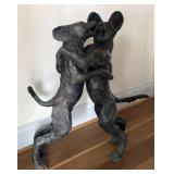 Playing Dogs Statue