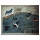 Animals Swimming in Pool (England)