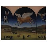Flying Cow Triptych