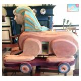 Small/Large Sphinx with 7 Attendants & trees