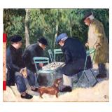 Men Playing Checkers (France)
