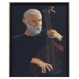 Man Playing the Cello