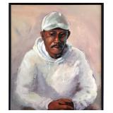 Man in White Hoodie and Cap