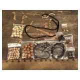 Beads and Strings of Oiled Coconut Shell