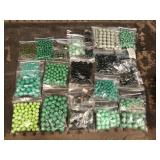 Lot of Green Beads
