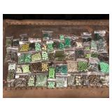 Lot of Green Beads