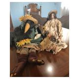 Two Primitive Dolls