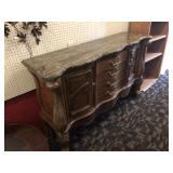 Beautiful Granite Top Sideboard