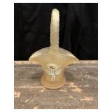 Hand Painted Fenton Basket