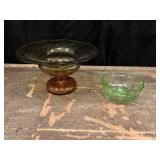Two Collectible Glass Pieces